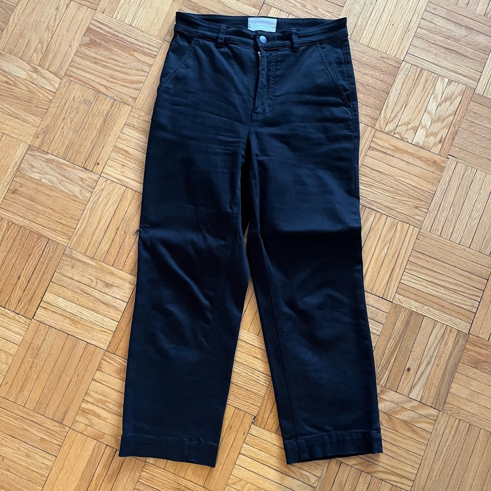 Everlane Straight Leg Pants Size 4 (Black)